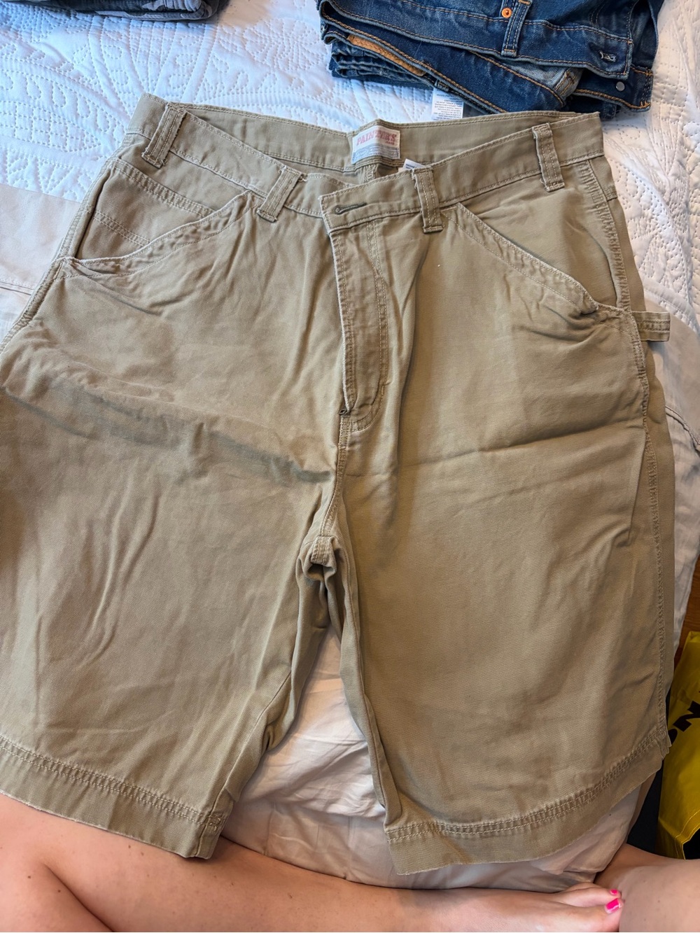Men's Khaki Utility Shorts old navy
